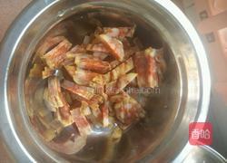 蒜苗腊肠蛋炒饭的做法图解3