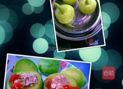 小瓜肉末盅的做法图解3