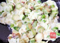 秋葵炒蛋的做法图解8