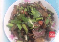 青蒜炒腊肉的做法图解8