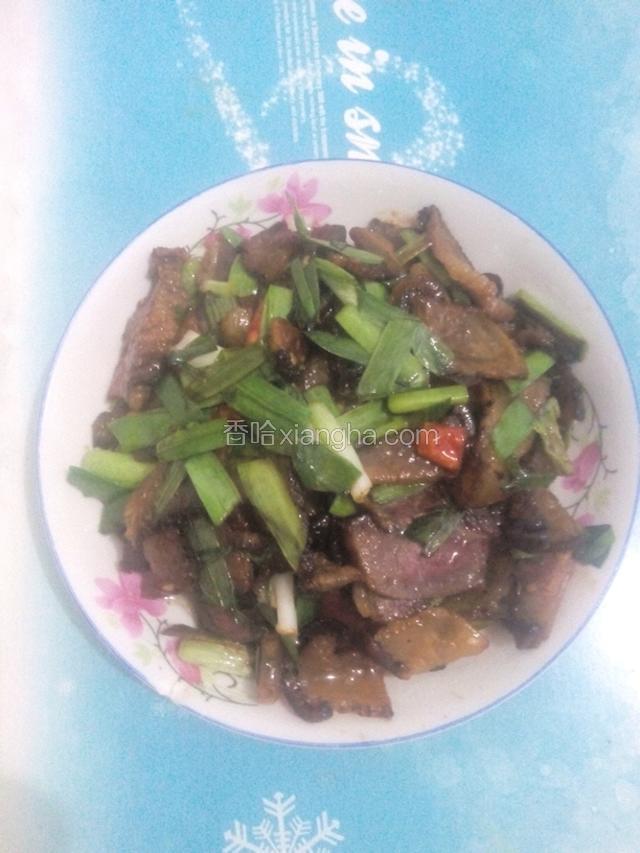 青蒜炒腊肉