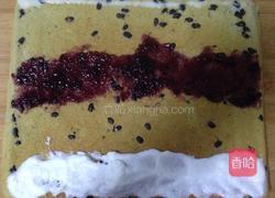 抹茶红豆奶油夹心蛋糕卷的做法图解23