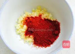 Illustration of how to make dumpling sauce 1