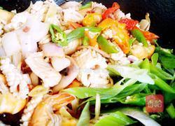 香辣鱿鱼虾的做法图解13