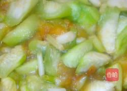 番茄酱烧丝瓜的做法图解6