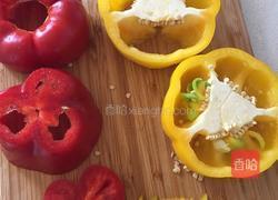 彩椒酿虾仁的做法图解2