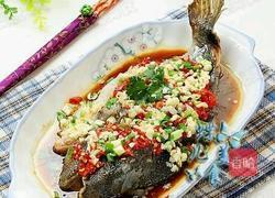 剁椒蒸海参斑鱼的做法图解3