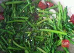 青炒油菜苔的做法图解2