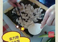 Illustration of how to make sushi 2