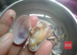 紫苏炒花甲的做法图解4