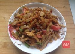 土豆炒油饼的做法图解10