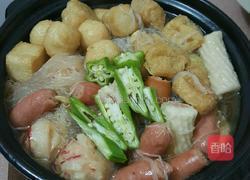 白菜粉丝杂锦煲的做法图解9