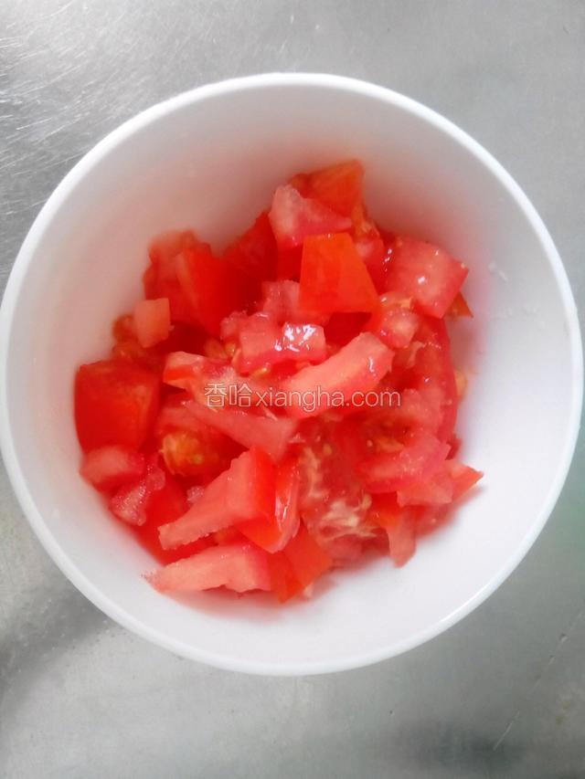西红柿切小丁