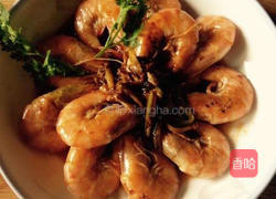 油焖茄汁虾（原创）的做法图解6