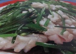 韮菜花炒小管