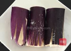 菊花茄子的做法图解2