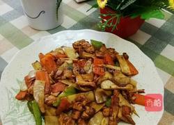 肉片鸡腿菇的做法图解3