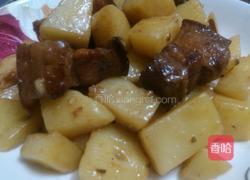 家常腩肉炆土豆的做法图解6