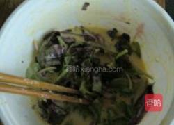 苋菜鸡蛋饼的做法图解4