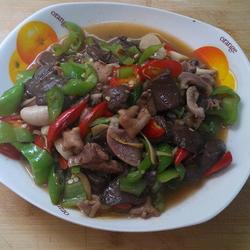 炒鸡下水的做法[图]