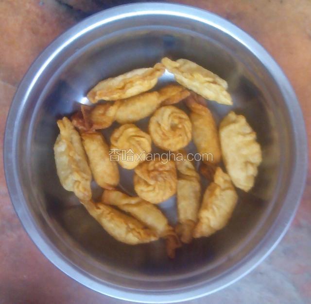 炸出的成品。