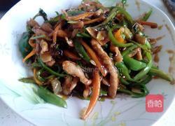 香辣肉丝盖饭的做法图解6