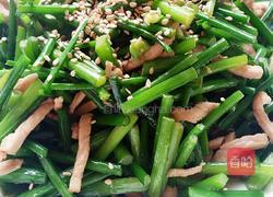 肉炒韭菜梗的做法图解8