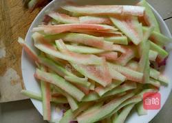 凉拌西瓜皮的做法图解4