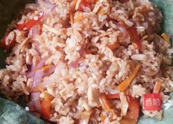 荷叶炒饭的做法图解10