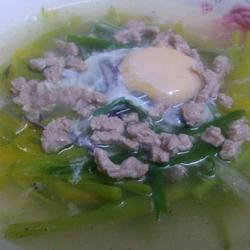 肉碎窝蛋黄花菜的做法[图]