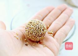 紫薯糯米芝麻球的做法图解9