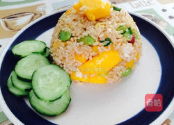 水果炒饭之 芒果的做法图解6