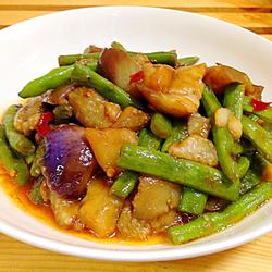 蚝油茄子烧豆角的做法[图]