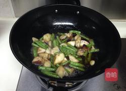 蚝油茄子烧豆角的做法图解6