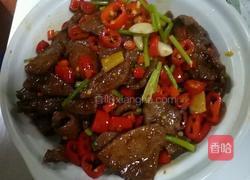 小炒猪肝的做法图解4