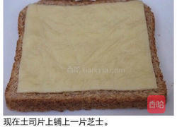 鸡肉芝士西多士的做法图解2