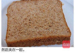 花生酱西多士的做法图解3