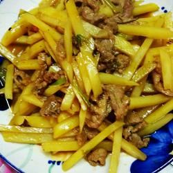 酱香肉片烧土豆条的做法[图]