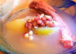 红豆薏米冬瓜排骨汤的做法图解8