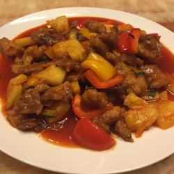 菠萝咕噜肉的做法[图]