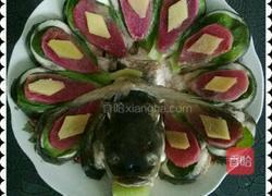 孔雀开屏的做法图解6