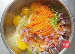 土豆丝鸡蛋摊饼的做法图解4