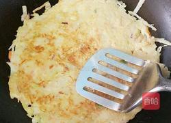 土豆丝鸡蛋摊饼的做法图解8