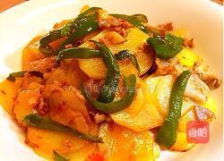 土豆片炒豆瓣肉丁的做法图解10