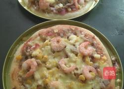 鲜虾披萨的做法图解13