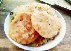 菜蔬火腿土豆饼