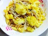 金针菇炒鸡蛋