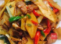 茭白炒肉的做法图解6