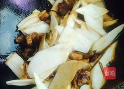茭白炒肉的做法图解4