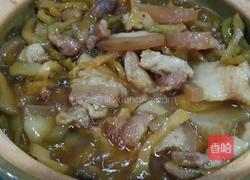 五花肉焖榨菜的做法图解6